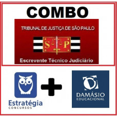 COMBO - TJ SP - PÓS EDITAL - ESCREVENTE JUDICIÁRIO - TJSP - ESTRATEGIA + DAMÁSIO 2021