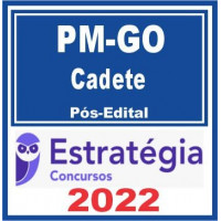 CADETE  (OFICIAL) PM GO (POLICIA MILITAR DE GOIÁS - PMGO) - PÓS EDITAL - ESTRATEGIA 2022