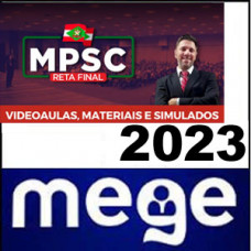 MP SC - PROMOTOR DE JUSTIÇA - RETA FINAL - PÓS EDITAL - 2023 – MEGE