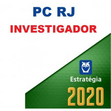 PCRJ - INVESTIGADOR DA POLÍCIA CIVIL DO RIO DE JANEIRO PC RJ - ESTRATÉGIA 2020 -  AOCP